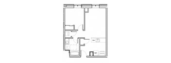 1 Bed 1 Bath - 206-606