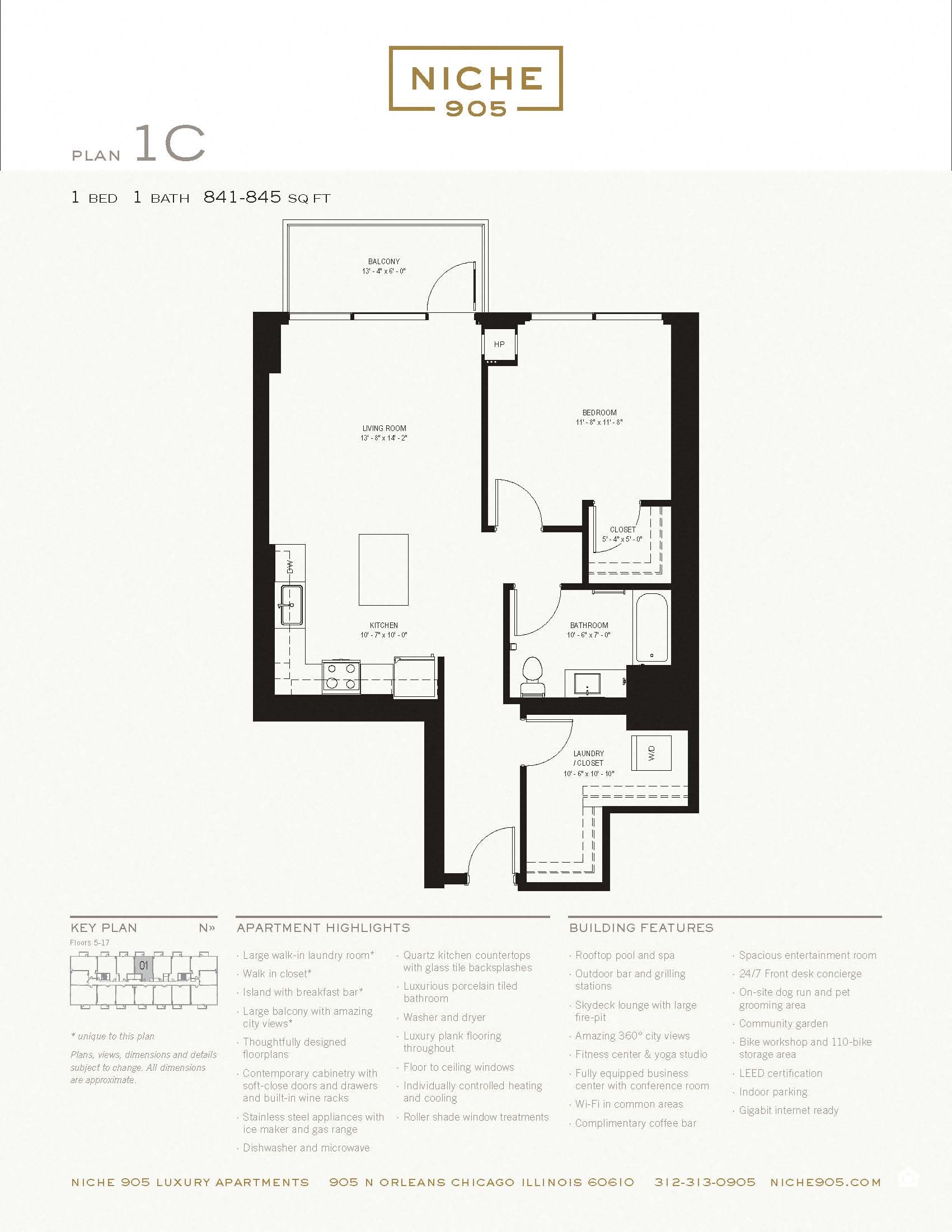 1C 1C Floorplan