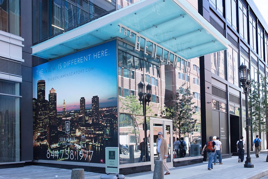 Beautiful Entry at The Benjamin Seaport Residences, Massachusetts