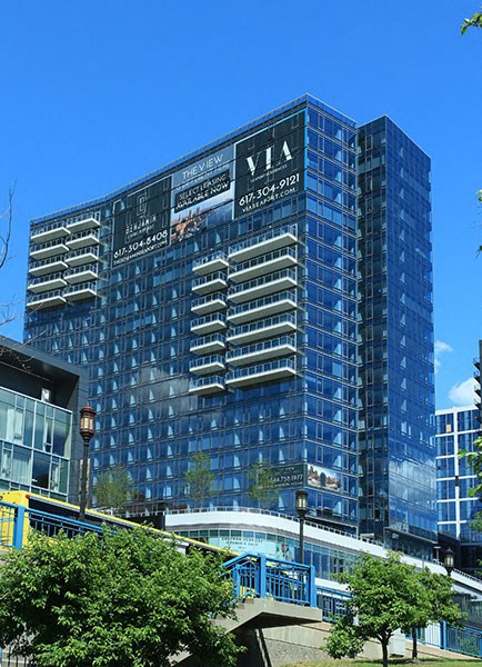 External View OF Building at The Benjamin Seaport Residences, Boston, MA
