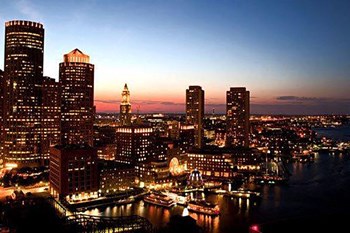 City Night Light View at The Benjamin Seaport Residences, Massachusetts - Photo Gallery 6