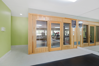 Sauna Room, at Prentiss Pointe Apartments, Michigan