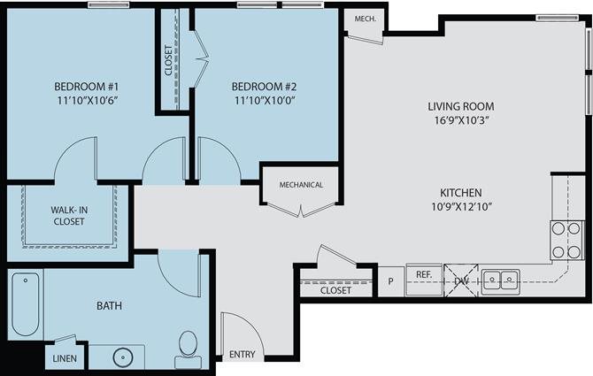 Unit C Floor Plan 2