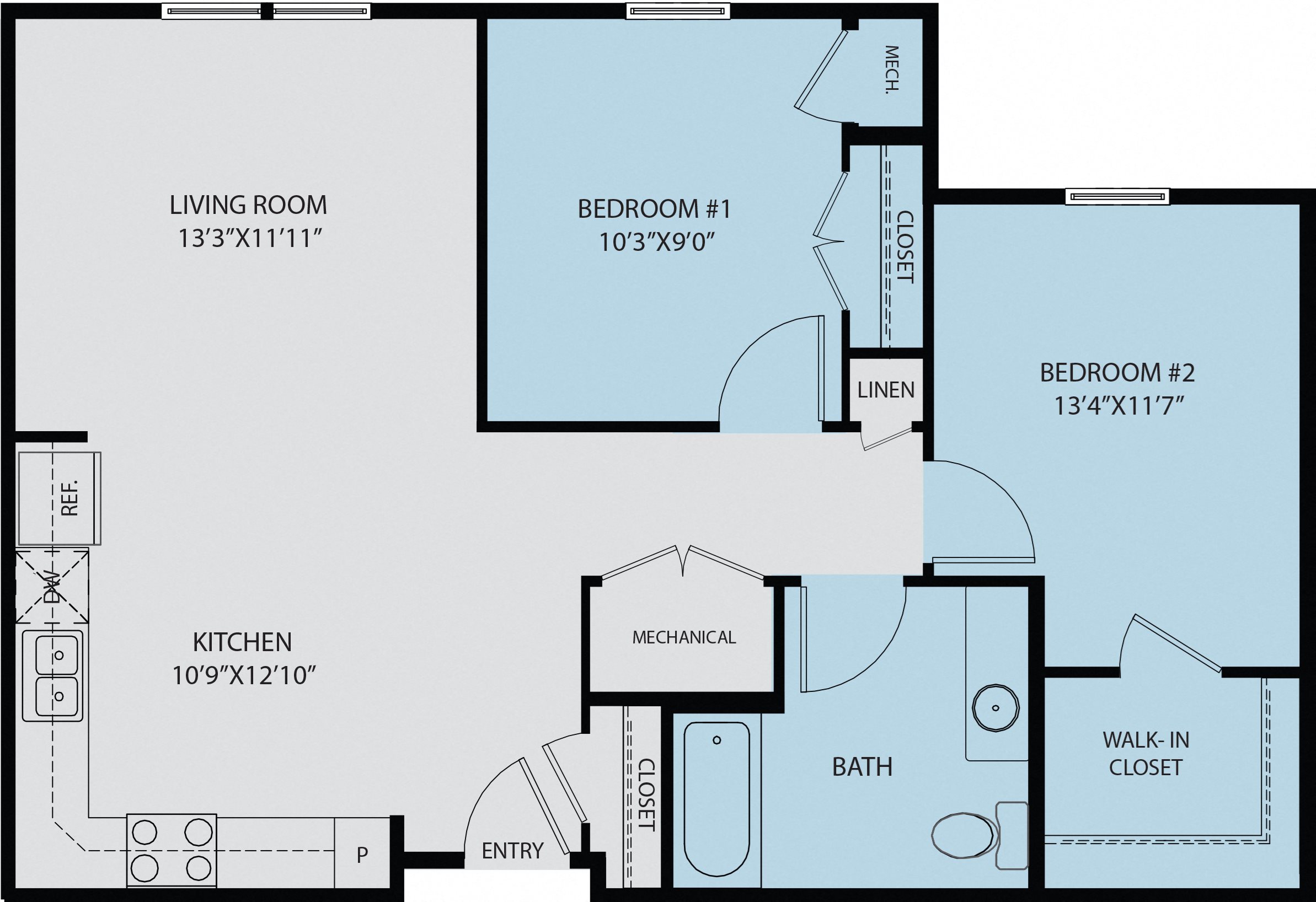 Unit A/B Floor Plan 1