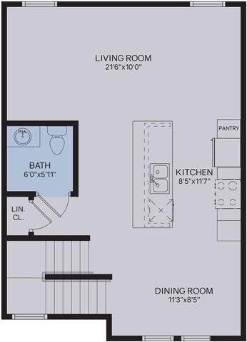 3S1 - Townhome Floor Plan 5