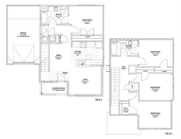 D-1M Floor Plan 4