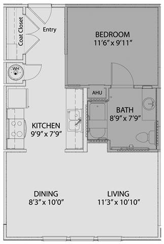 Studio Floor Plan 1