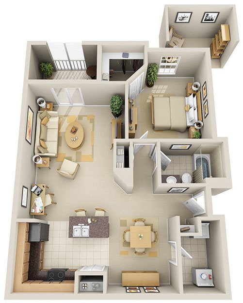 A6 - Rockland Key patio Floor Plan 6