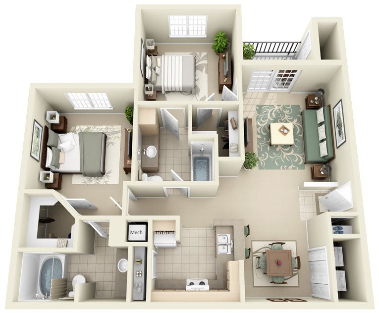 B2 Floor Plan 5