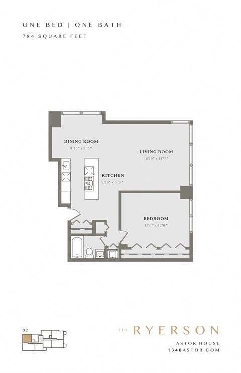 Astor House Floor Plan - The Ryerson
