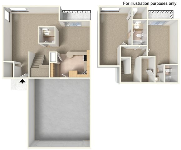 B5 - W/D Connections Floor Plan 6