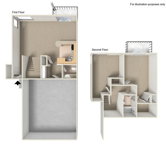B6 - W/D Connections Floor Plan 7