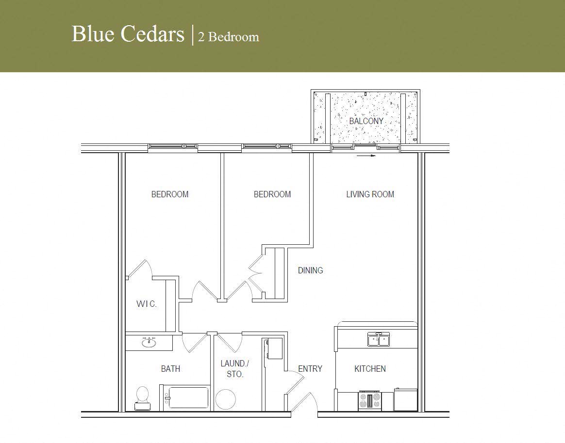 Blue Cedars Two Bedroom Image