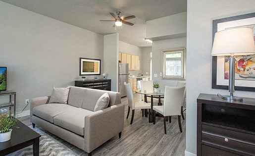 4 Bed Flat Living Room and Dining Room