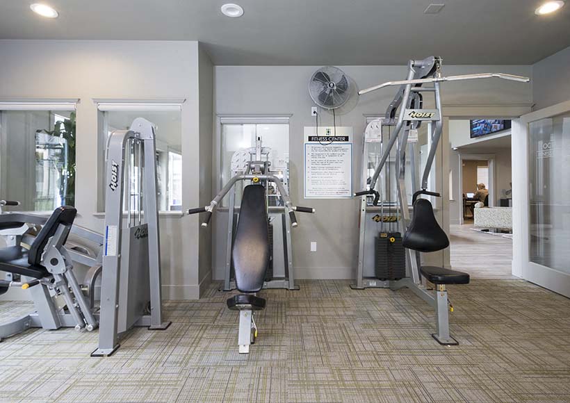 Fitness Center at Octave Apartments in Davis