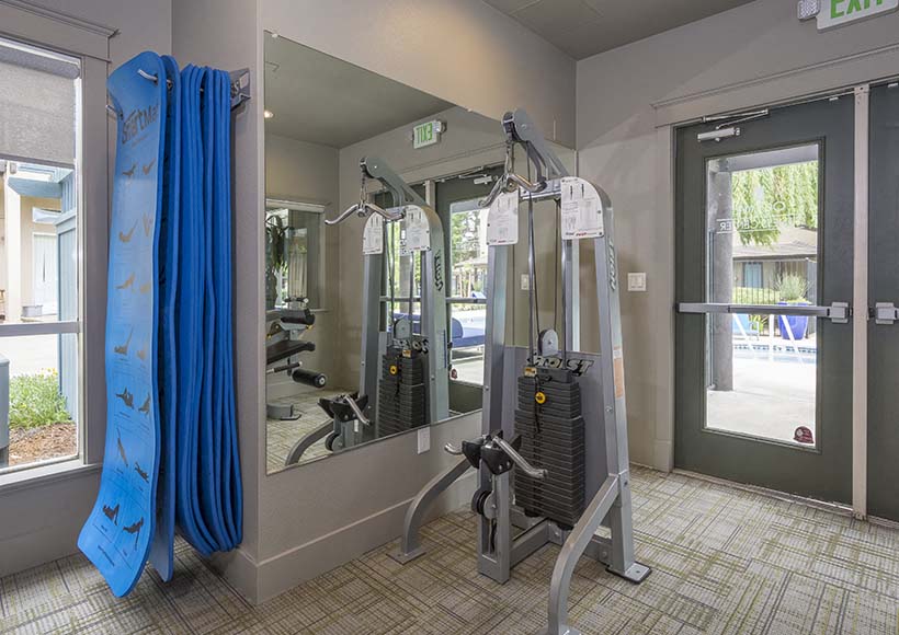Fitness Center at Octave Apartments in Davis