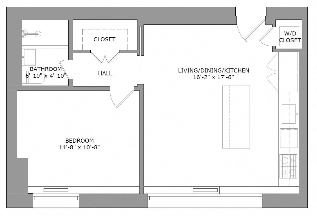 Floor Plans of Whispering Oaks in Arlington, VA
