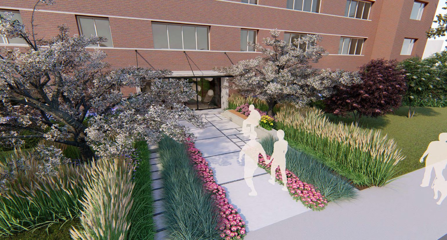 Whispering Oaks Entrance rendering
