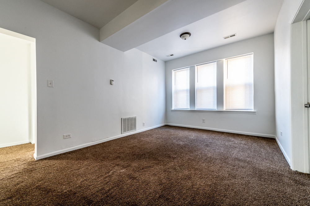 Living Room 1236 S Lawndale Ave Apartments in Chicago