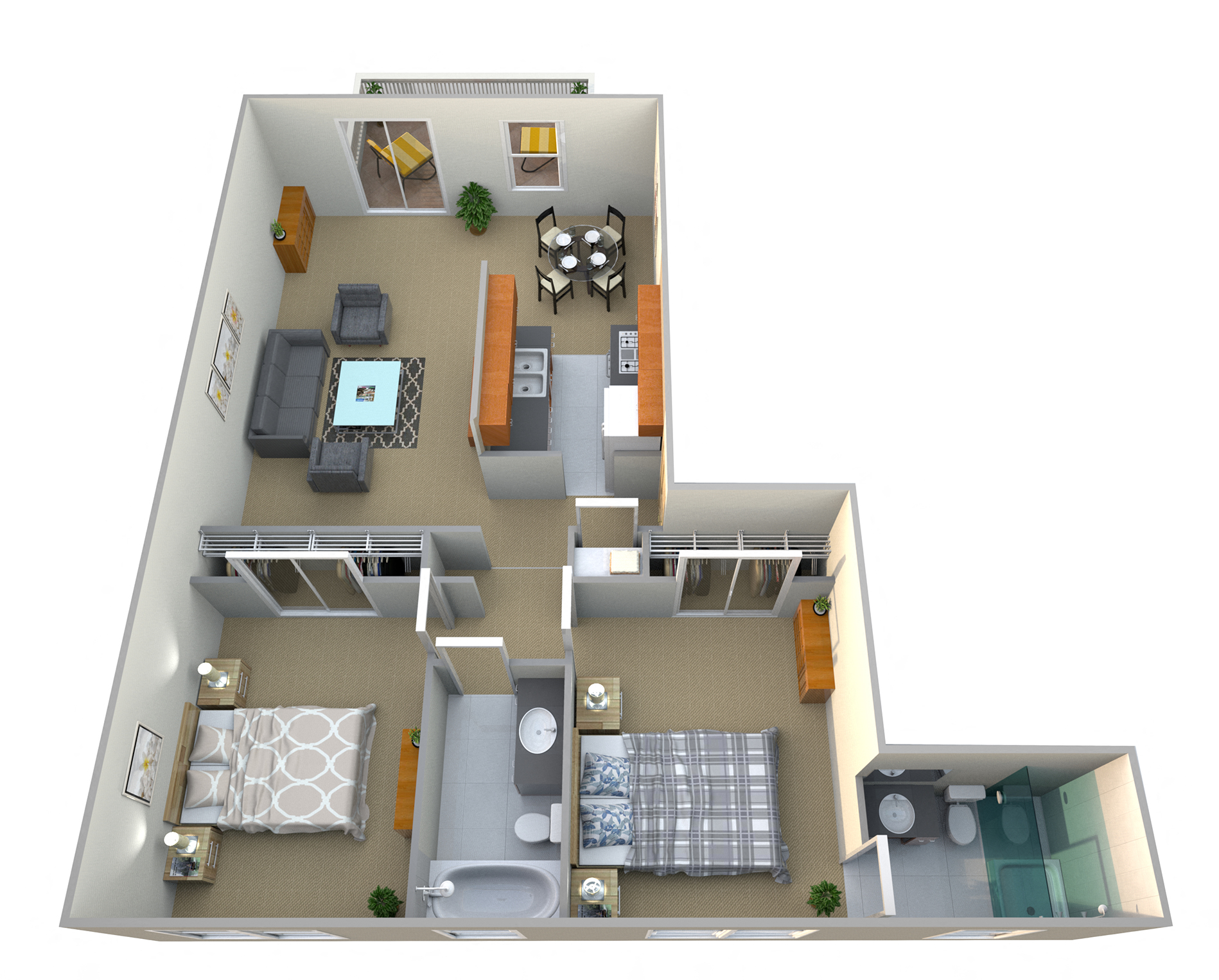 Lakeview Apartments 2Bed 2Bath 1018 Sqft rev1