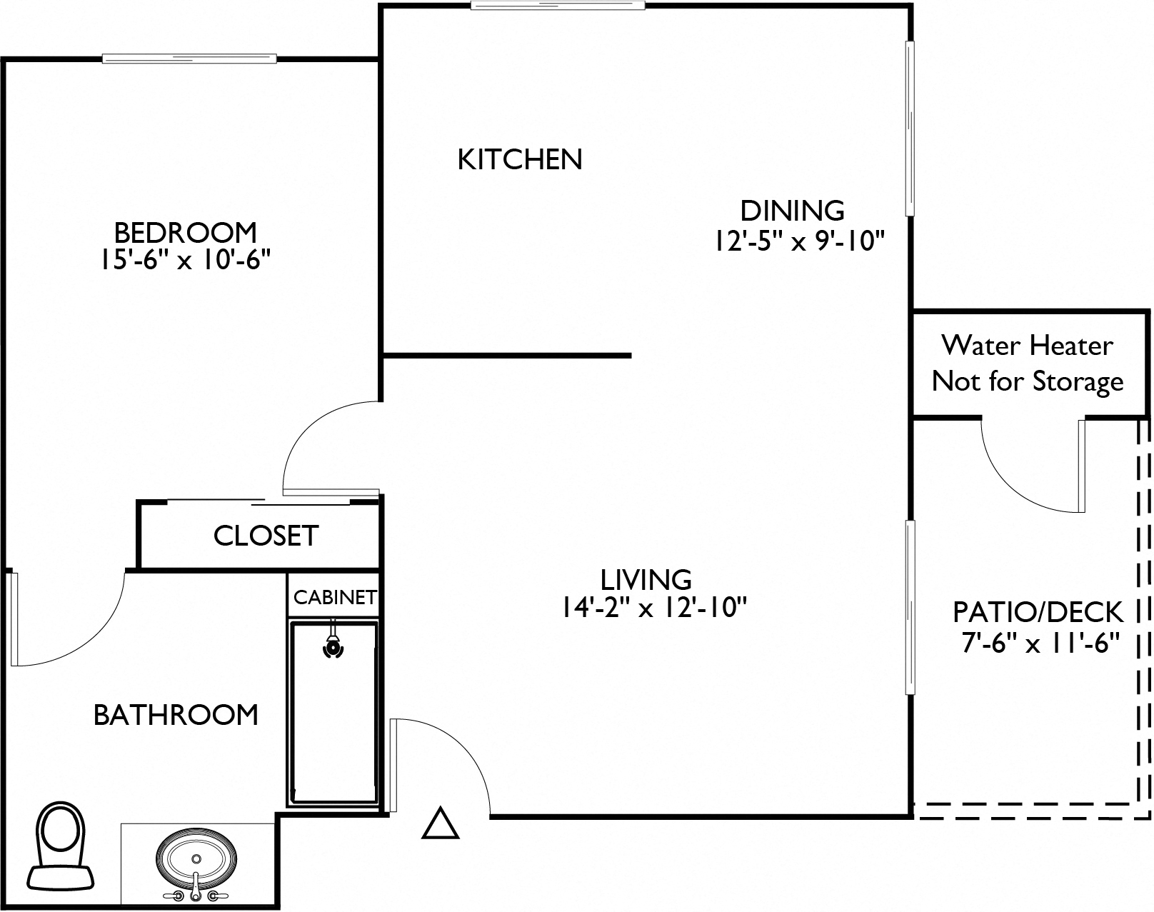 Mariner Village 1 Bedroom 1 Bathroom B