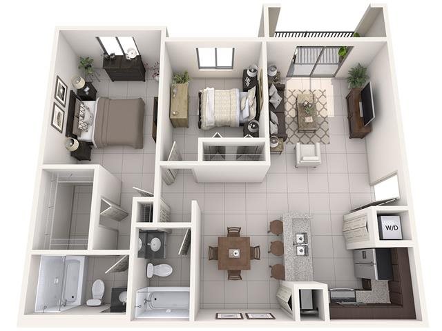 B Floor Plan 3
