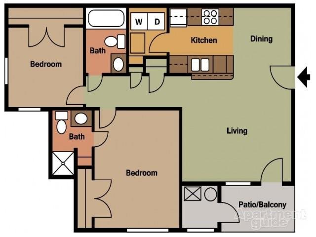2x2_751A Floor Plan 4