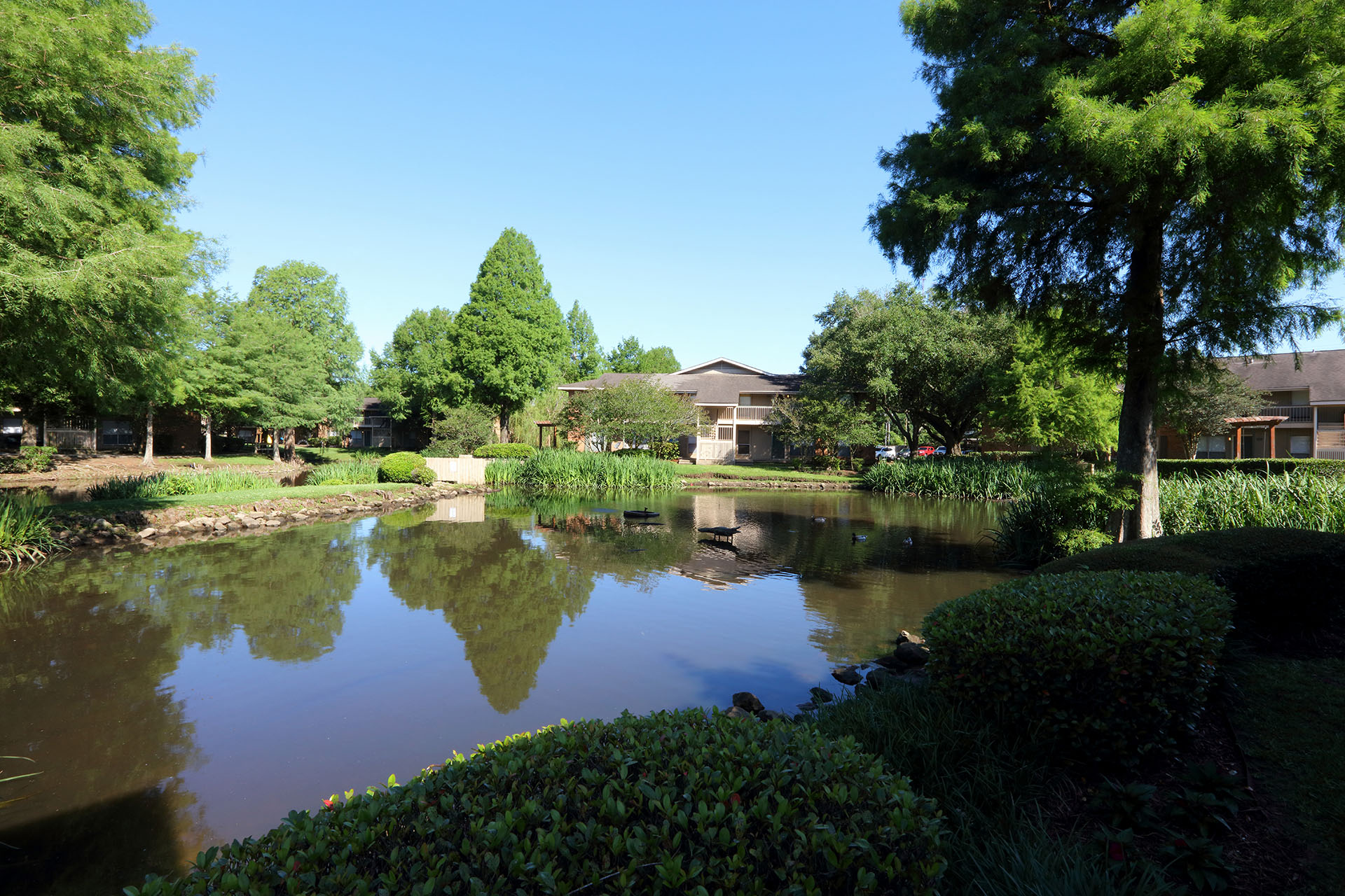 Diamond Lakes lake view.