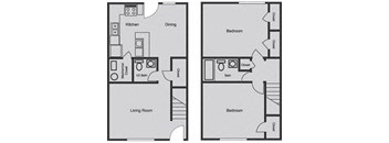 Two Bedroom Luxury Townhouse with Loft