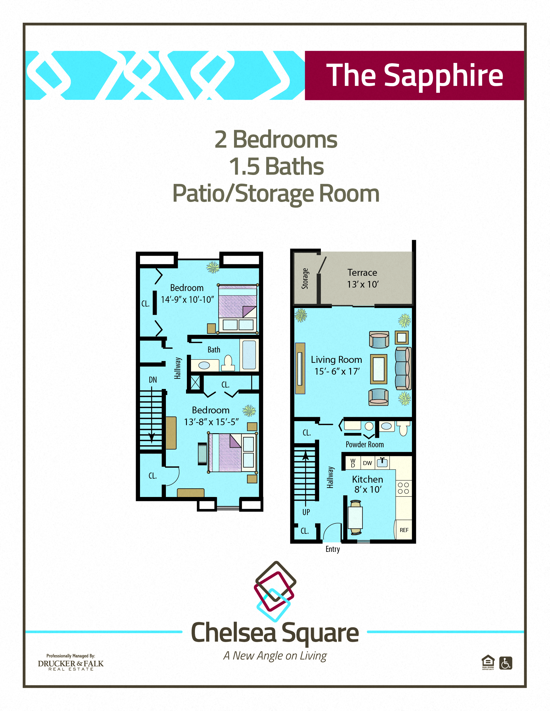 Floor Plan for the Sapphire