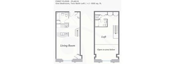 1st Floor Plan B