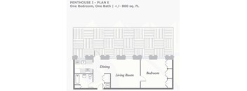Penthouse 1 Plan E