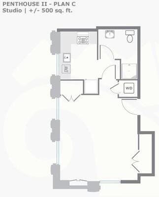 Penthouse 2: Plan C Floor Plan 48