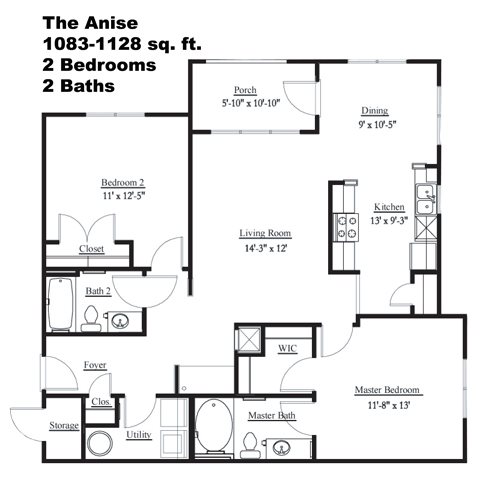 The Anise Floor Plan 3