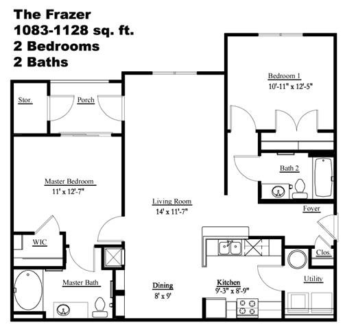 The Fraser Floor Plan 2