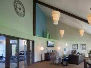 Clubhouse with sitting areas | L'Estancia Apartments in Sarasota FL