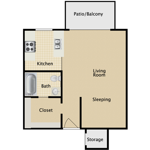 Bohemian Floor Plan 1