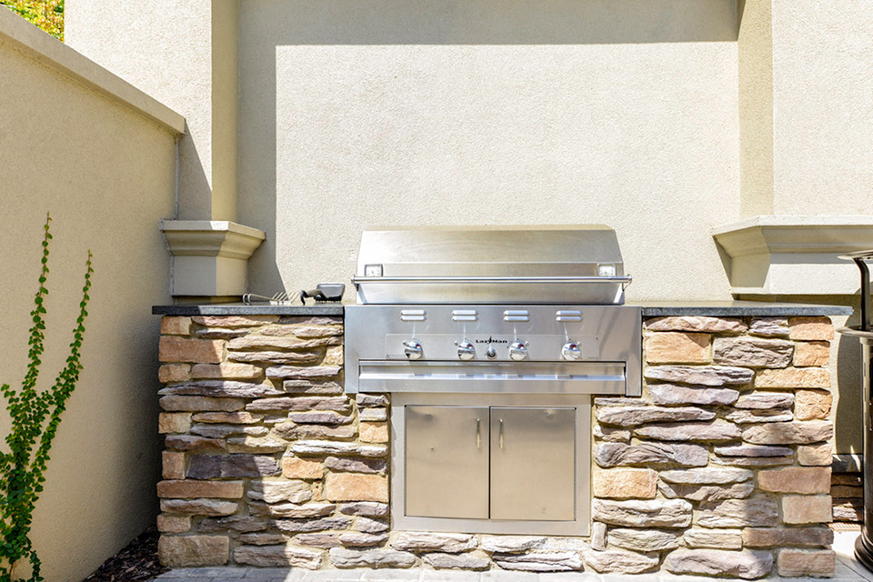 Residences of Chastain grill.