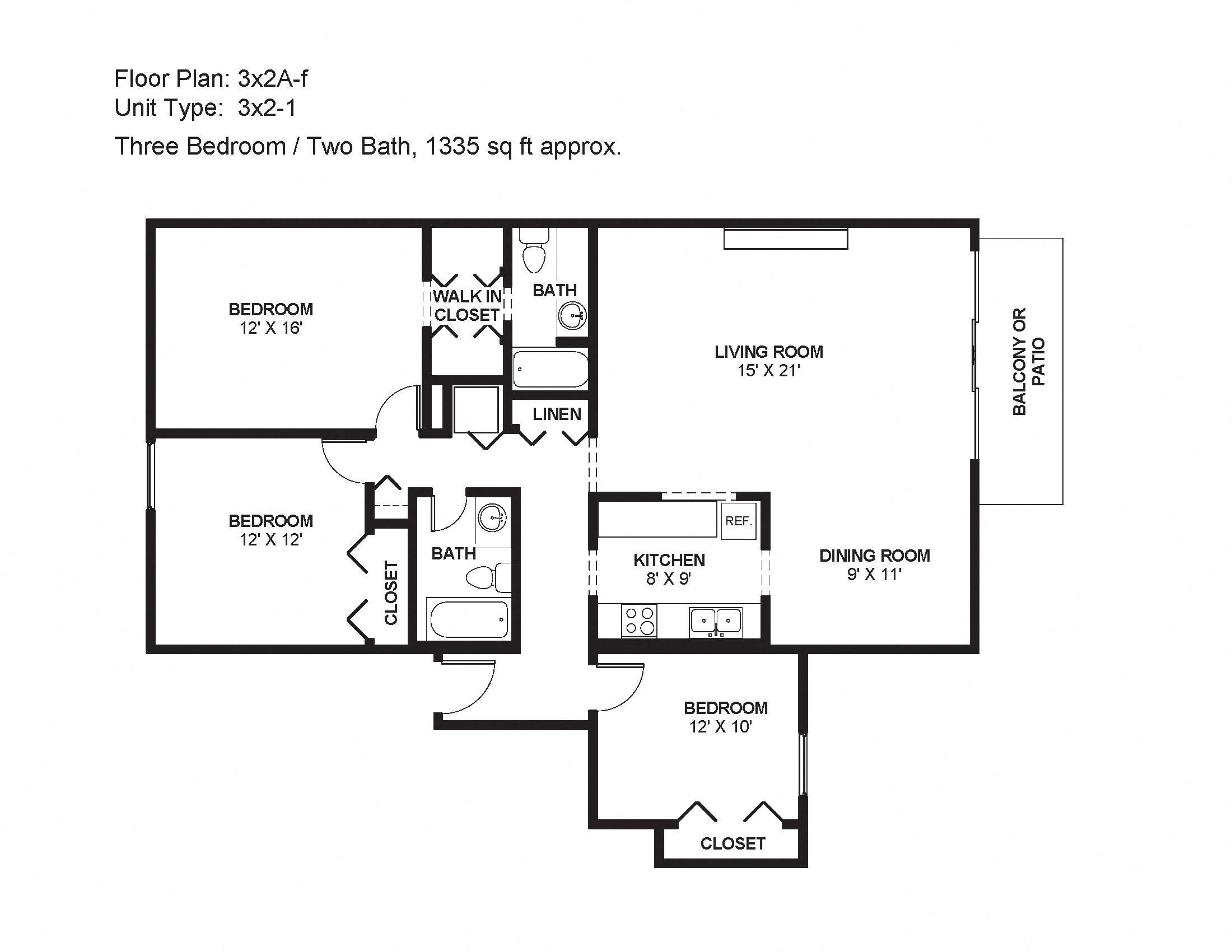 3x2A-f Floor Plan 31