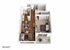 1 Bed 1 Bath Floor Plan 1 Bed 1 Bath Floor Plan at CityView on Meridian, Indianapolis