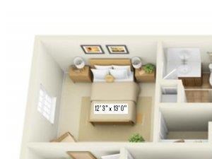 B2 Floor Plan B2 Floor Plan at Fountains of Largo, Largo