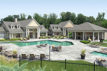 Sparkling Pool with Cabana