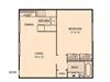 Highland Terrace 1 Bed 1 Bath