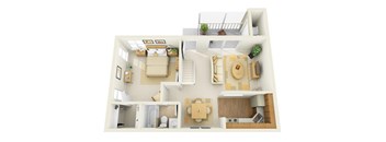 The Cambridge Floor Plan at Lake in the Woods, Melbourne, FL