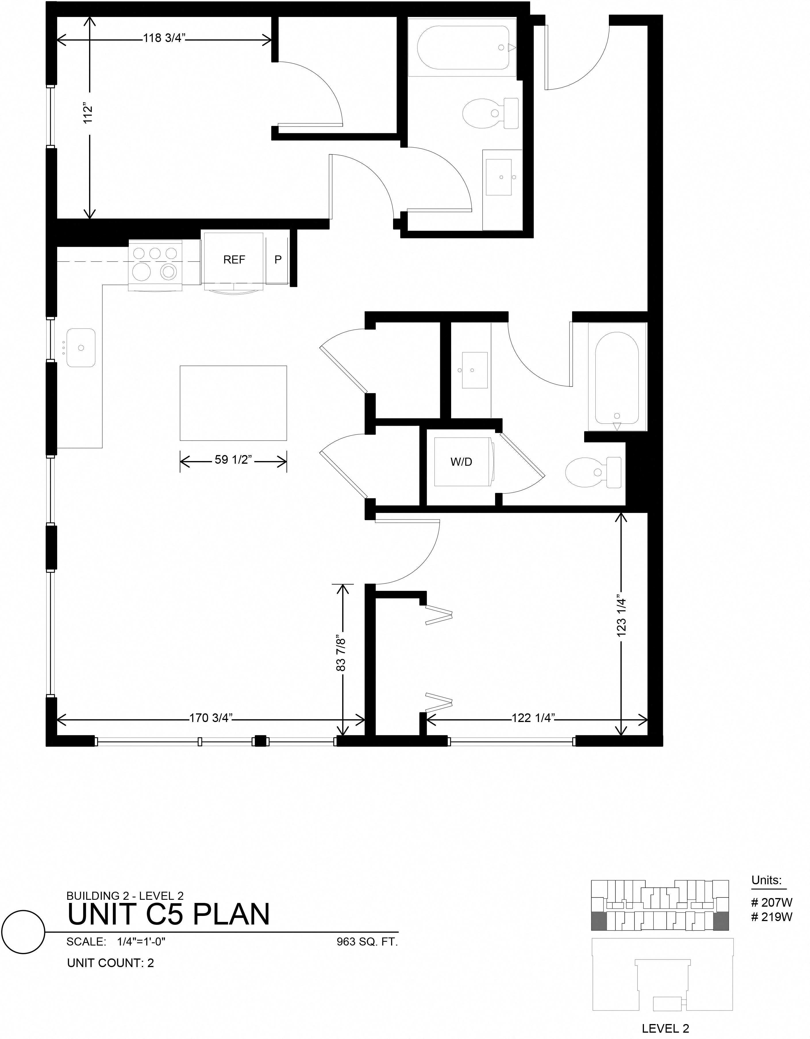 2 Bedroom 2 Bath - One Lakefront