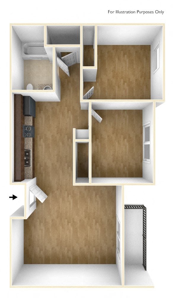 Floor Plans Of Taylor Yard Senior Housing In Los Angeles Ca Taylor Yard Senior Apartments Los Angeles Ca