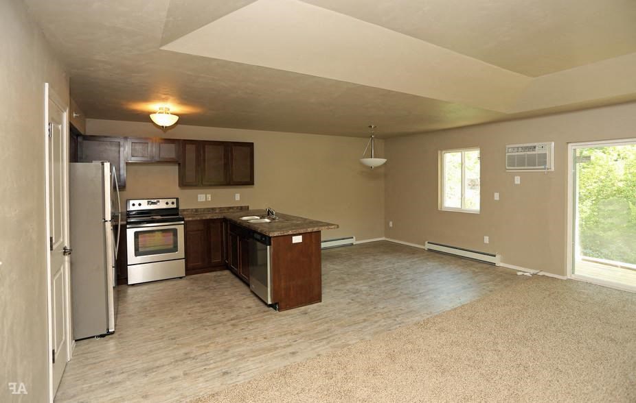 Open Concept Kitchen, Dining and Living Area