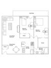 2 Bedroom 1 Bathroom