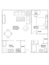 1 Bedroom 1 Bathroom
