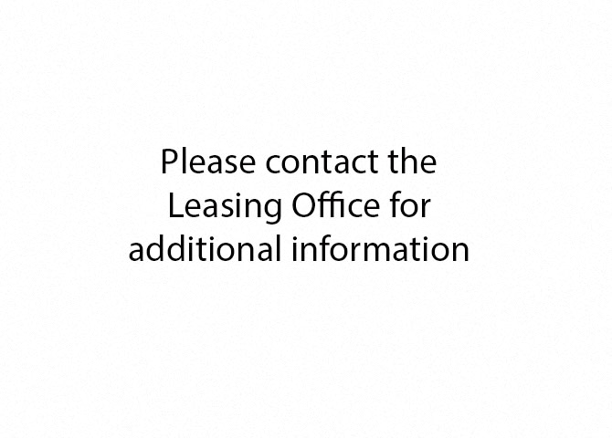 please contact the leasing office for additional information